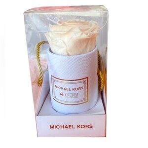 Limited Edition Michael Kors MFleurs Peach Rose in Gift Box